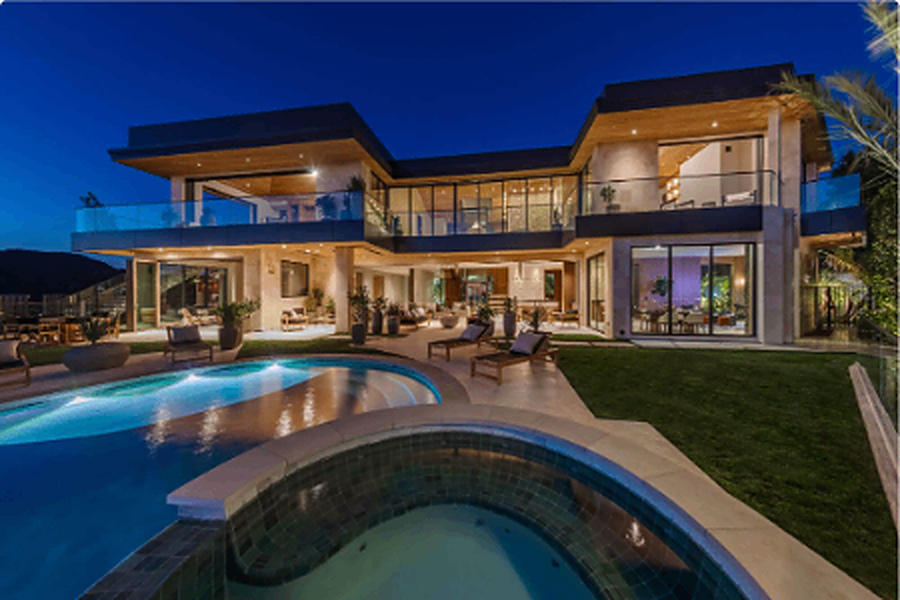 Twilight Pool House
